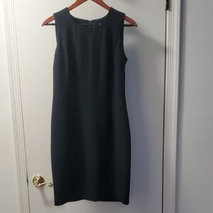 Danny & Nicole Classic Black Sheath Dress 4R 100% Poly